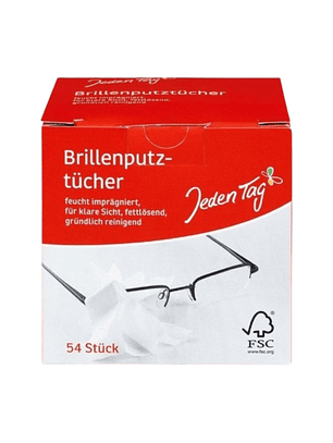 Paños Limpieza De Lentes Jeden Tag 54unid