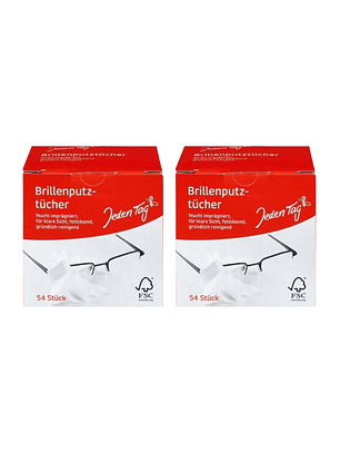 Paños Limpieza De Lentes Jeden Tag 54unid Pack 2unidades