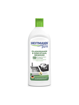 Limpiador Heitmann 3 en 1: Vitrocerámica, Inducción y Acero