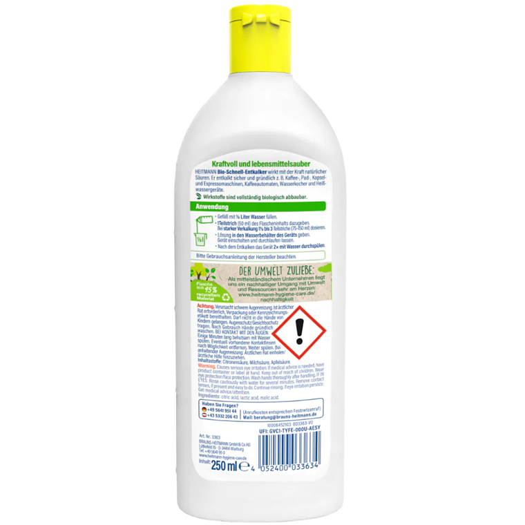 Descalcificador Limpiador De Cafeteras Y Hervidores 250ml 2
