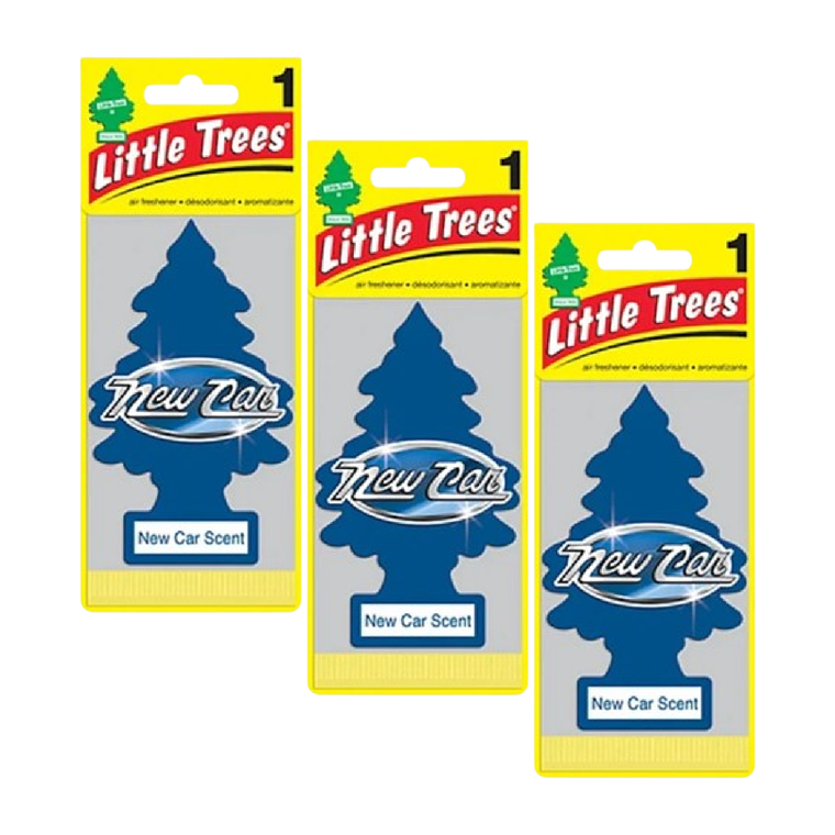 Aromatizante Pino Auto Nuevo Little Trees Pack X 3unid 1