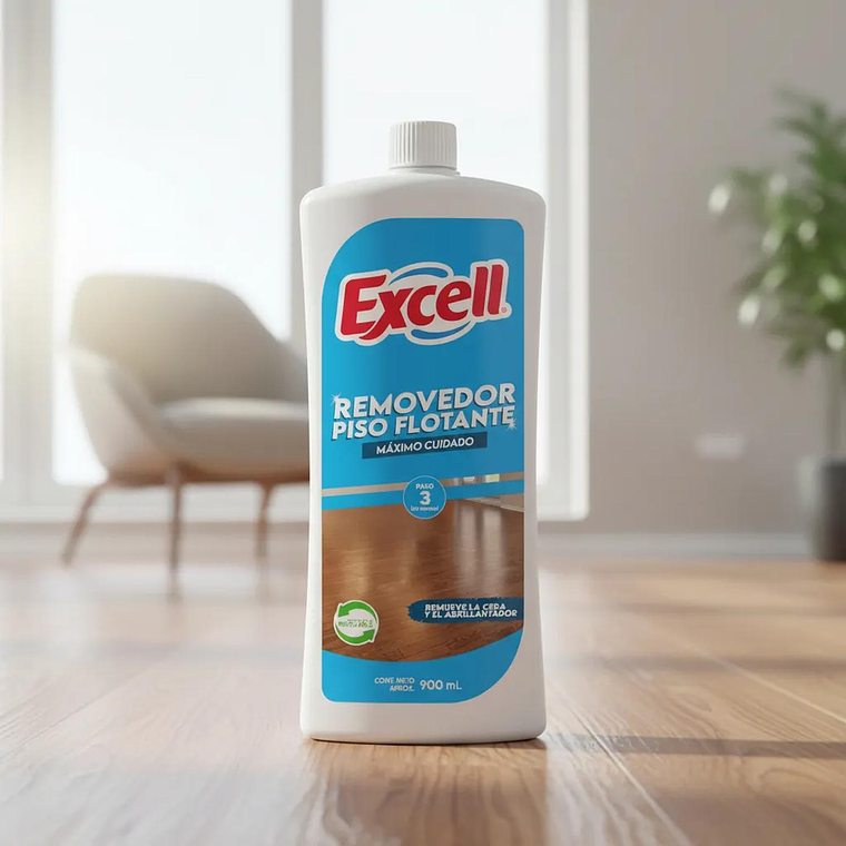 Removedor De Abrillantador De Piso Flotante Excell 900 Ml 2