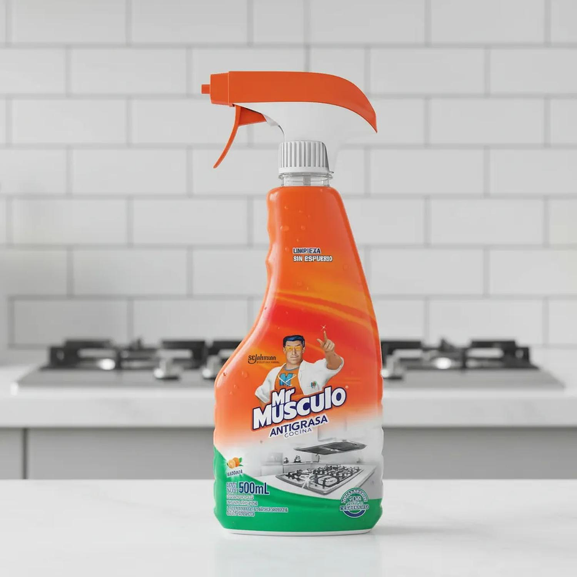 Limpiador Antigrasa Mr. Musculo 500ml 2