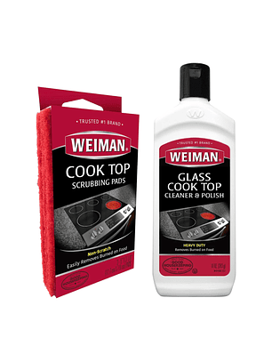 Limpiador Vitrocerámica Weiman 425ml + 3 Esponjas