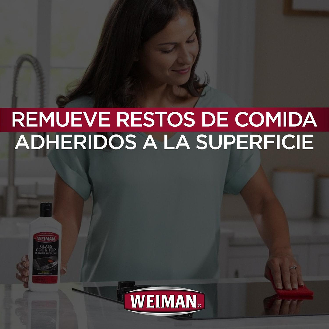Crema Para Limpiar Vitroceramica Weiman 425 Ml 3