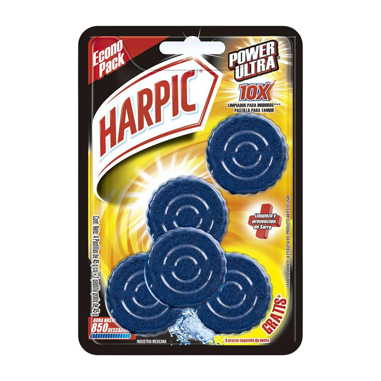 Pastilla Para Estanque Para Inodoros Harpic 5unid 2