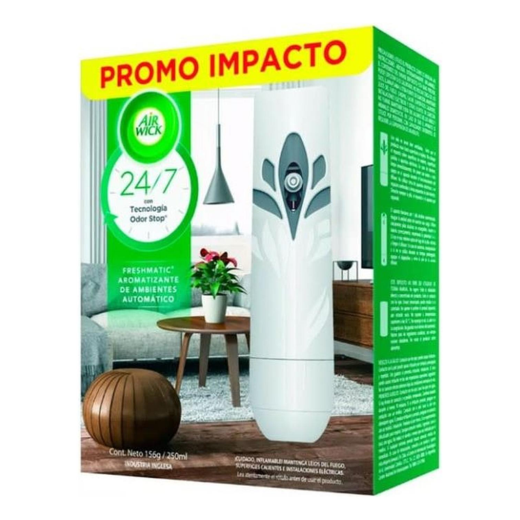 Aparato Automatico Air Wick Lirios + Repuesto 250ml 2