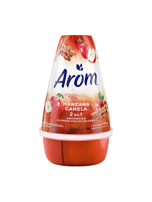 Desodorante Ambiental Cono Gel Arom Manzana Canela 190gr