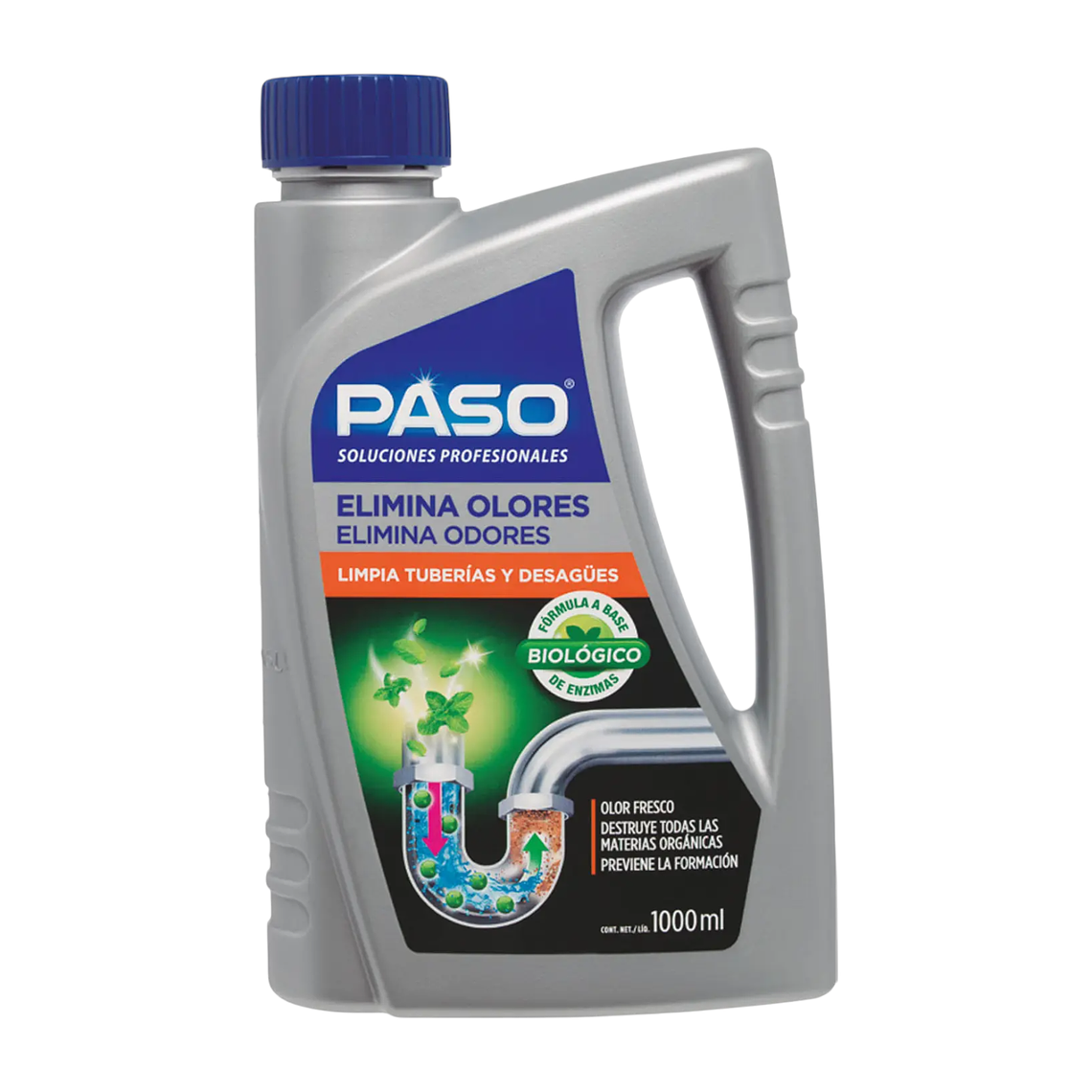 Desatascador Cañerías Elimina Olores Biológico Preventivo 1l 1