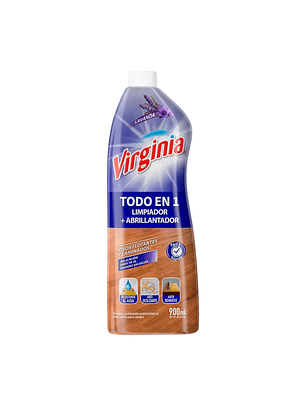 Limpiapisos Virginia Pisos Flotantes Todo En 1 900 Ml