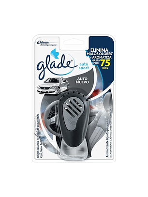 Aromatizante Glade Auto Nuevo Aparato + Repuesto 7ml