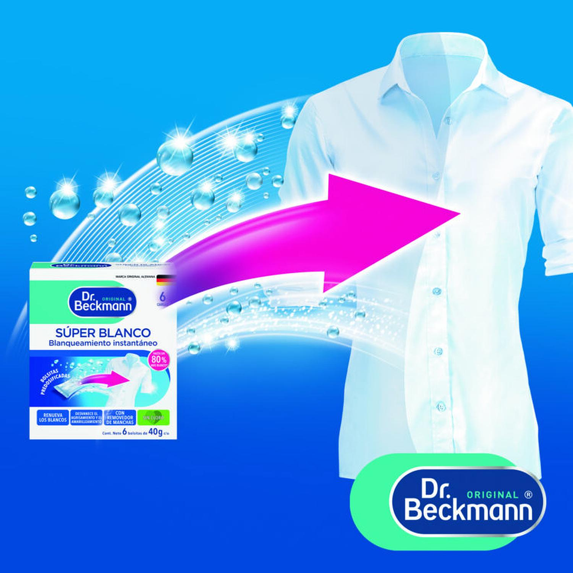 Toallitas Blanqueador Intensivo 6 Bolsas De 40gr Dr Beckmann 4