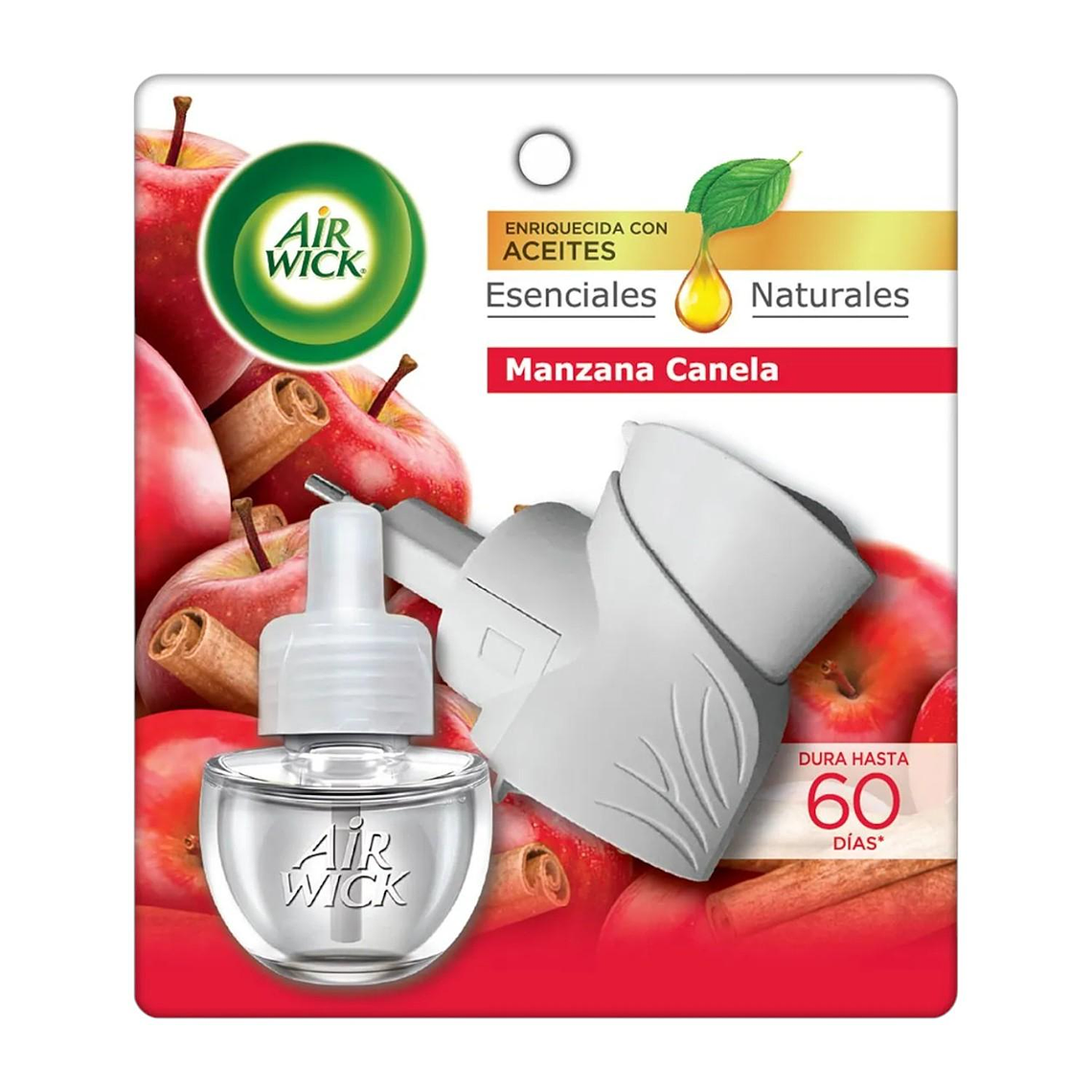 Aparato Electrico Air Wick Manzana Canela + Repuesto 21ml 1