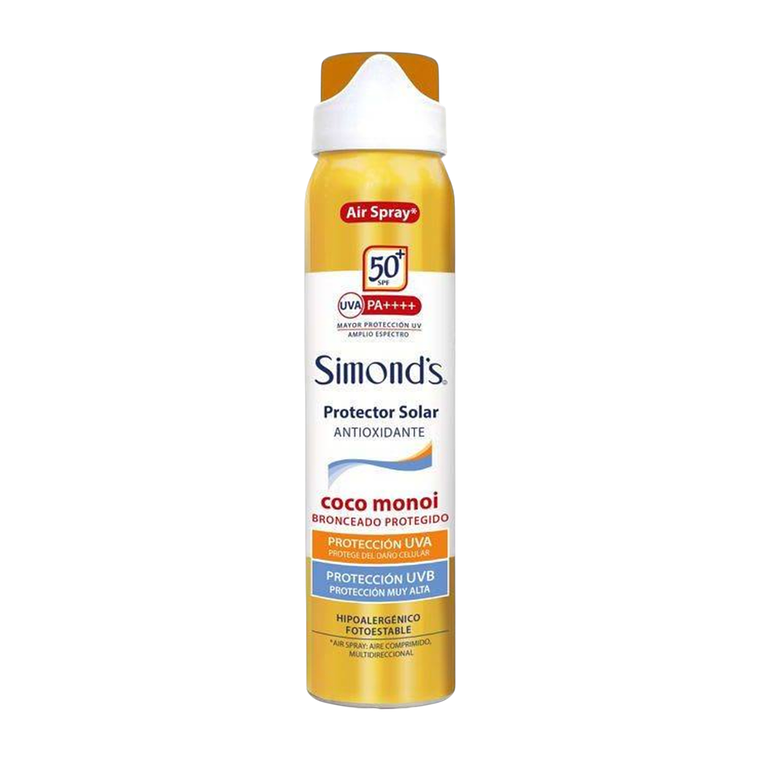 Protector Solar Simonds Air Spray FPS50 Coco Monoi 75ml 1
