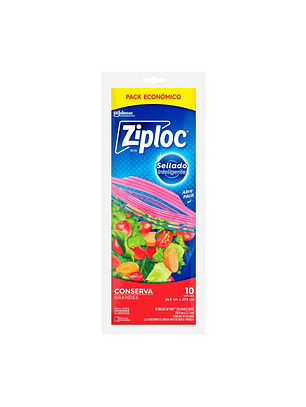 Bolsas Ziploc Grandes 10 Un Para Conservar