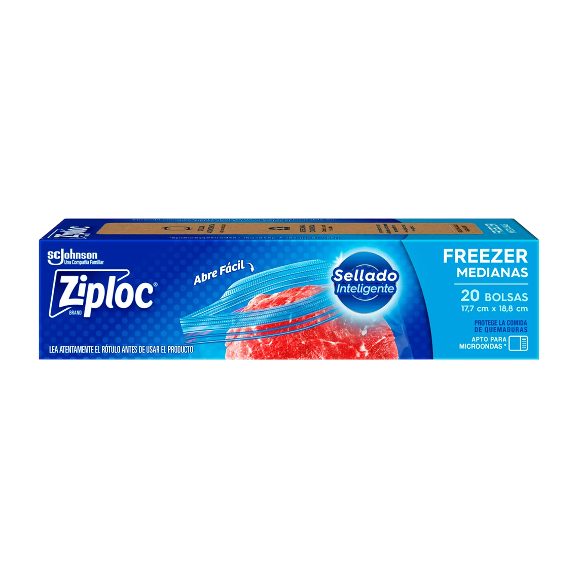 Bolsas Ziploc Para Freezer Medianas 20 Unidades 1