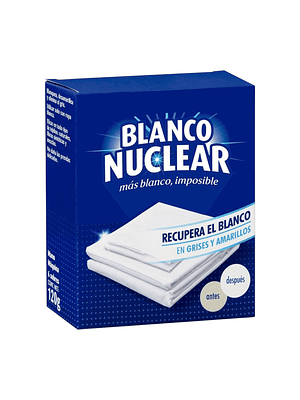 Quitamanchas Blanco Nuclear Sobres 6×120 g