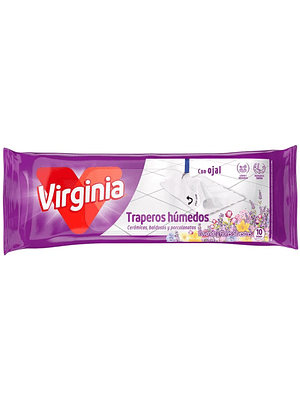 Trapero húmedo Virginia Lavanda 10 unidades