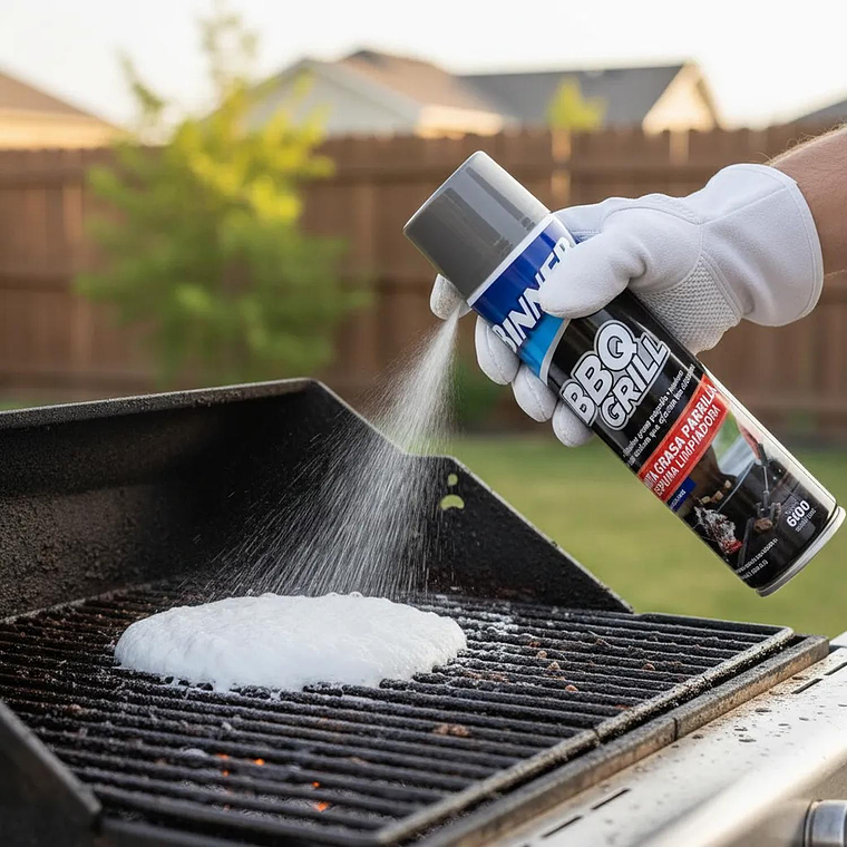 Limpiador Quita Grasa Bbq Grill Binner 600ml 3