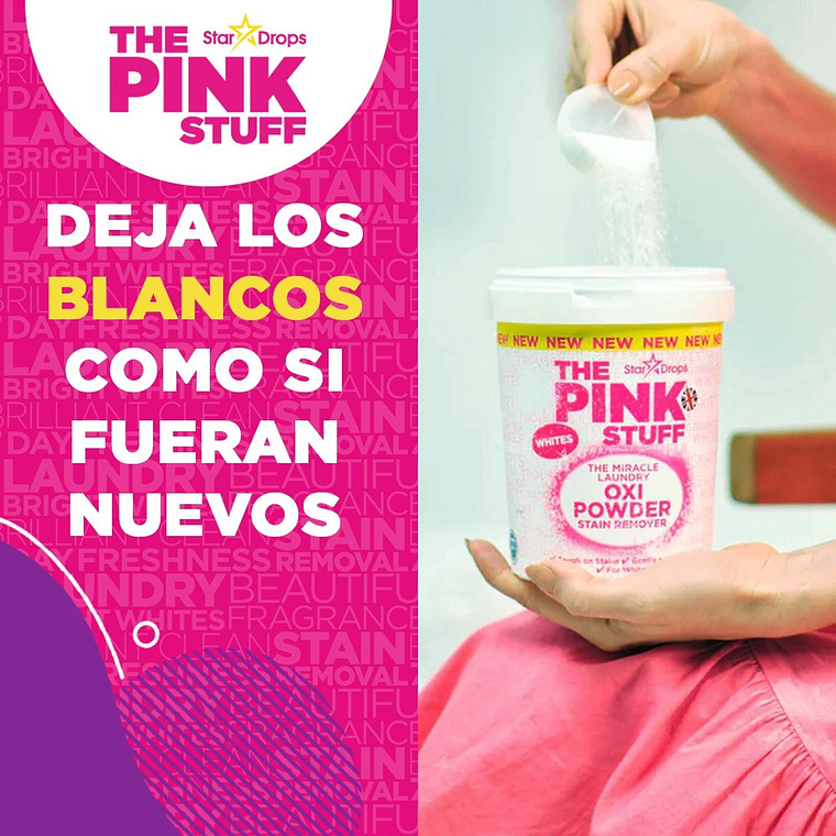 Quitamanchas Polvo Blanqueador The Pink Stuff 1 Kg 2