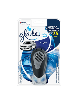 Glade Acqua Auto Sport Aparato + Repuesto 7 ml