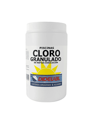 Cloro Granulado para Piscina Dideval 1 kg