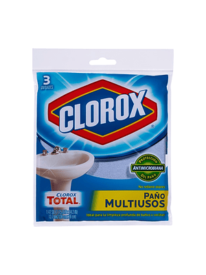 Paños multiusos antimicrobiano 3 unidades