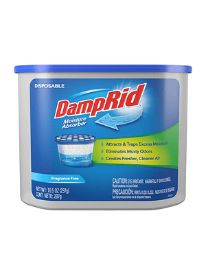 Sistema Antihumedad DampRid Desechable 297g Sin Aroma