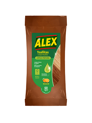 Toallitas Alex Renovadoras Para Muebles 30 Unid