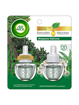 Recarga Air Wick Bosque Nativo 21ml - Pack 2 Unid.