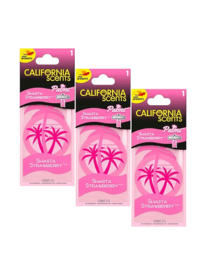 Ambientador Auto Cherry Pack 3 California Scents