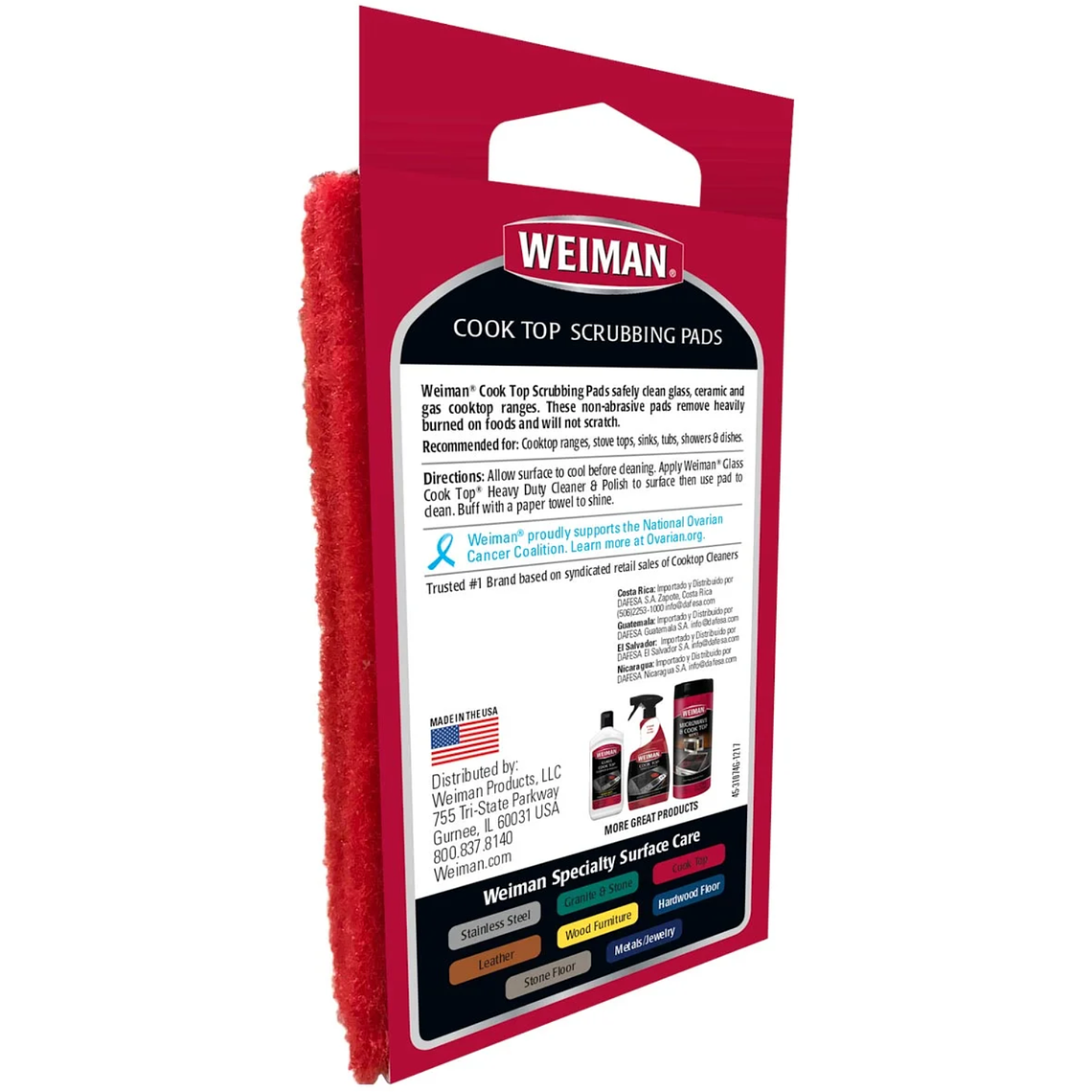 Esponja Vitrocerámica Weiman 3 Unidades 2