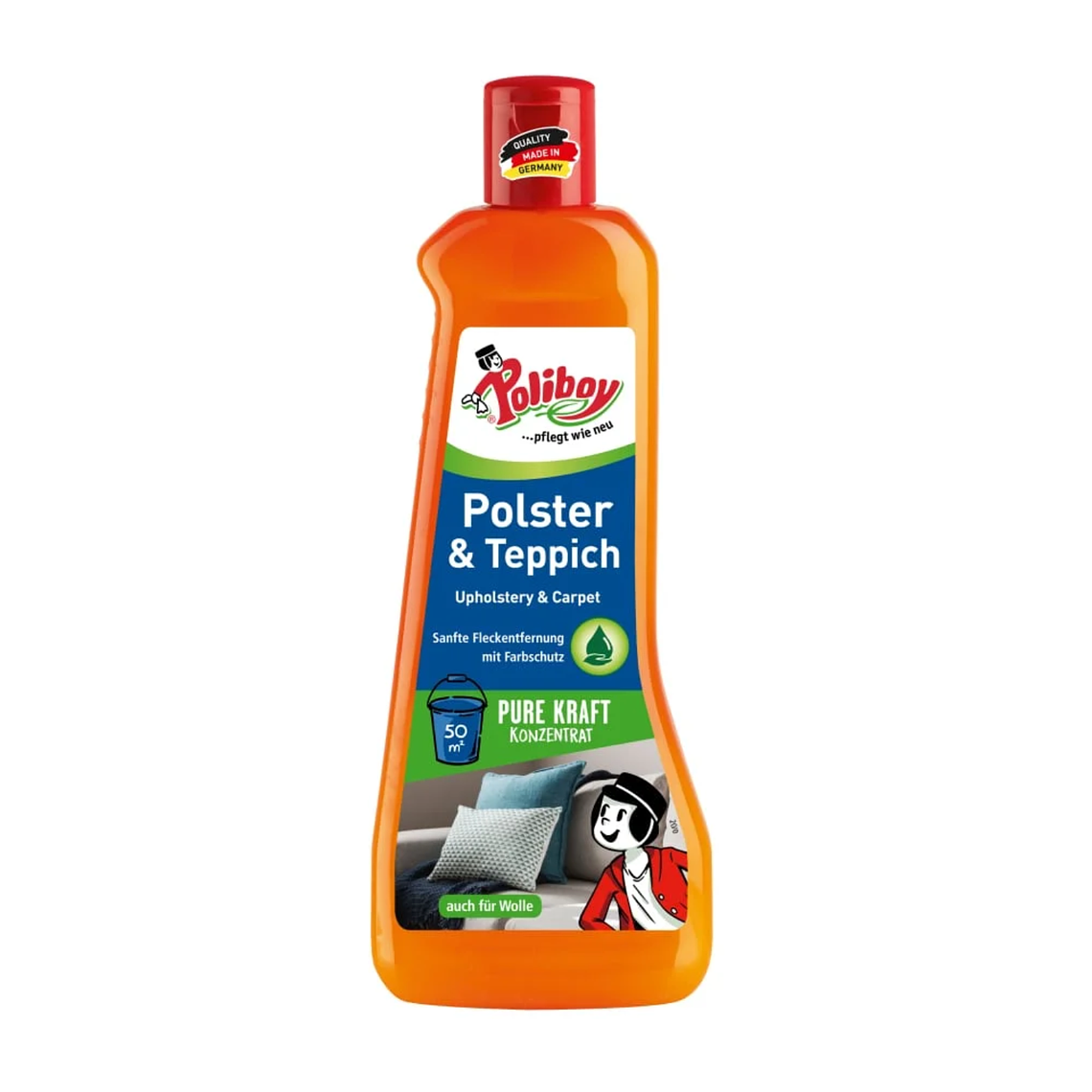 Limpiador Poliboy Alfombras y Tapicería 500ml Concentrado 1