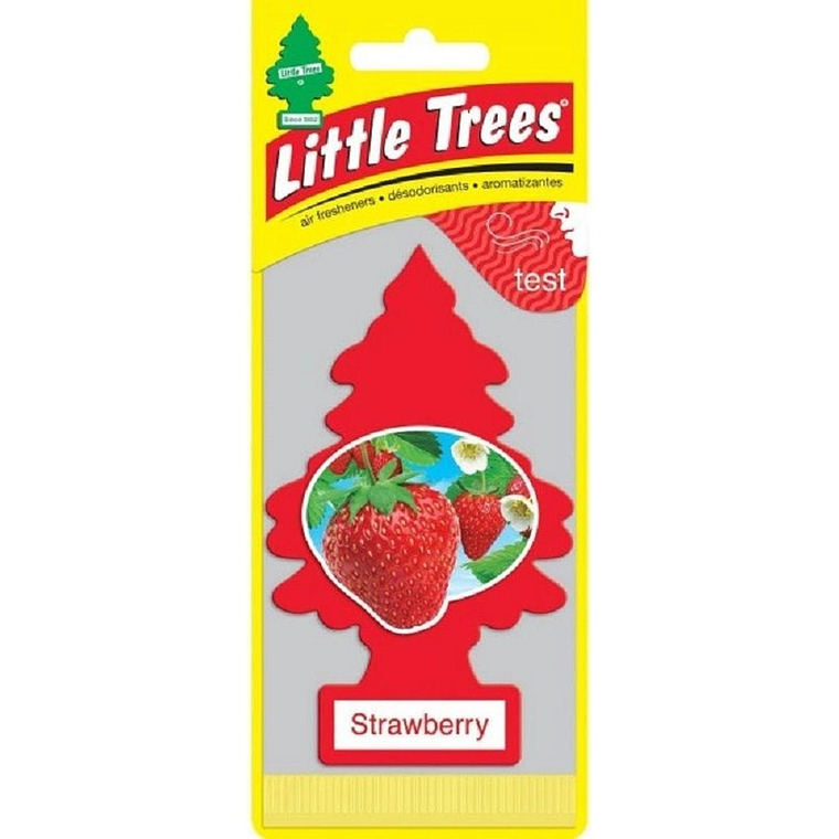 Aromatizante Pino Strawberry Little Trees Pack X 3unid 2