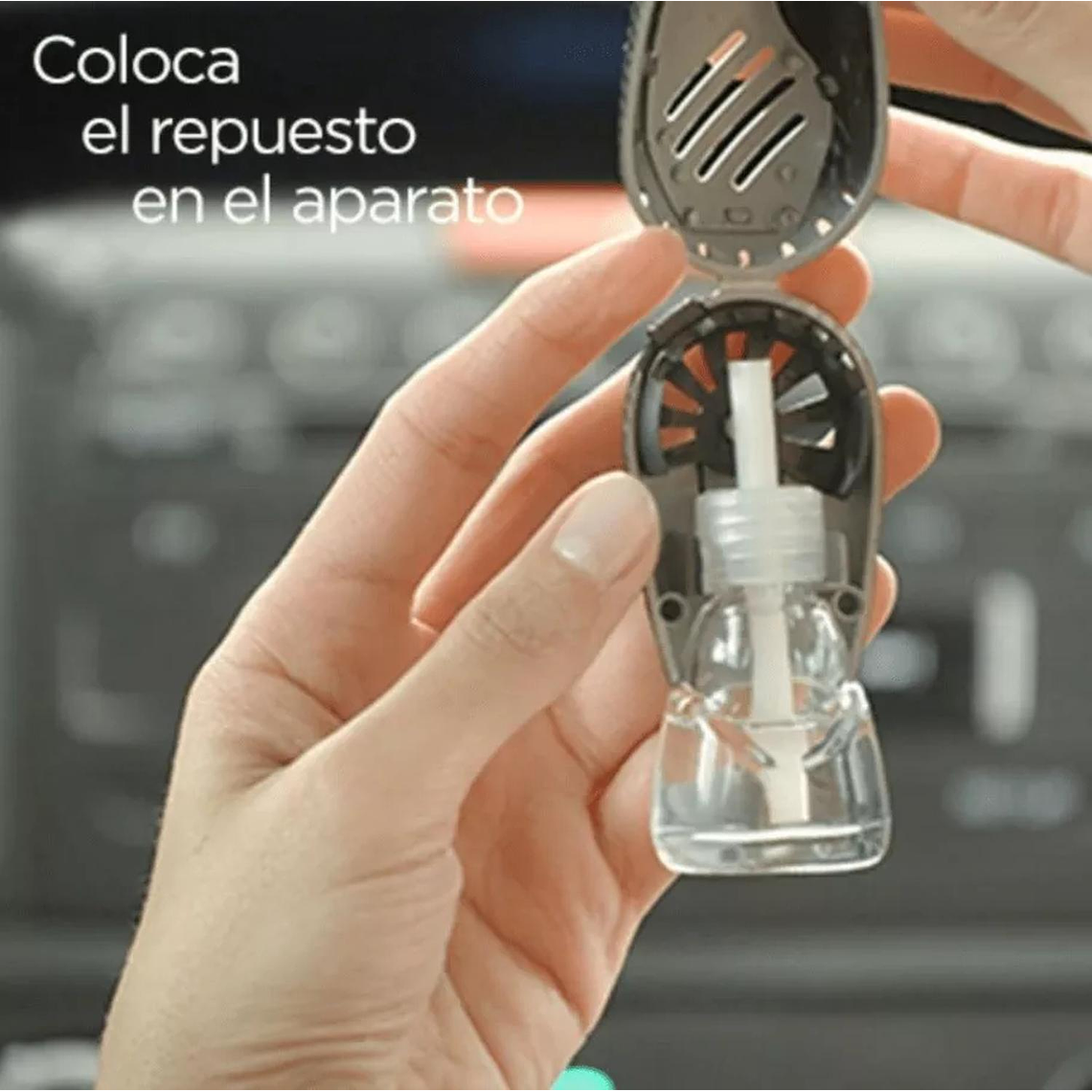 Aromatizante Glade Auto Brisa Tropical Aparato+ Repuesto 7ml 4