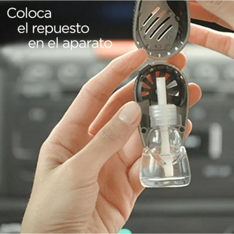 Aromatizante Glade Auto Brisa Tropical Aparato+ Repuesto 7ml 4
