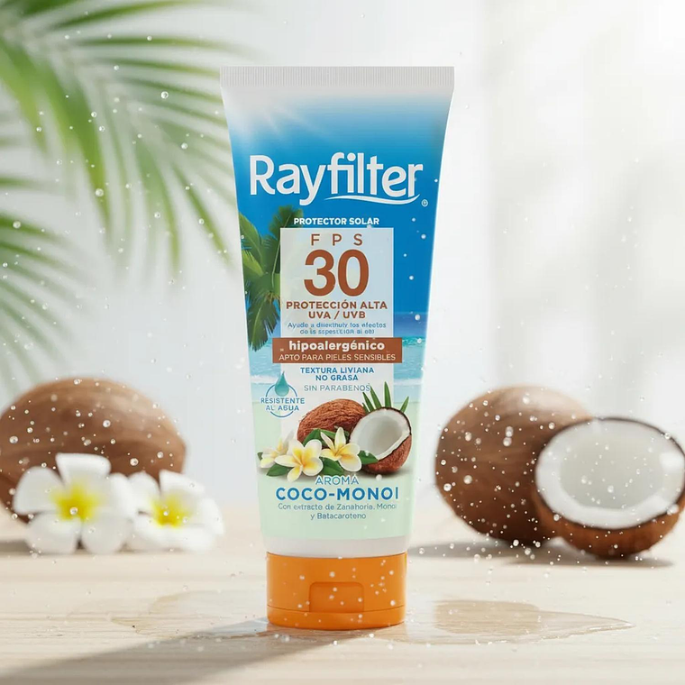 Protector Solar Rayfilter Fps 30 Coco Monoi 190 Gr 2