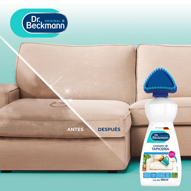 Limpiador De Tapiceria Dr. Beckmann 400ml 6