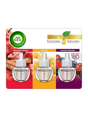 Desodorante Ambiental Eléctrico Repuesto Surtido 3x21ml