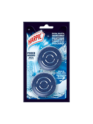 Pastilla inodoro Harpic Power Ultra 45 g (x2)