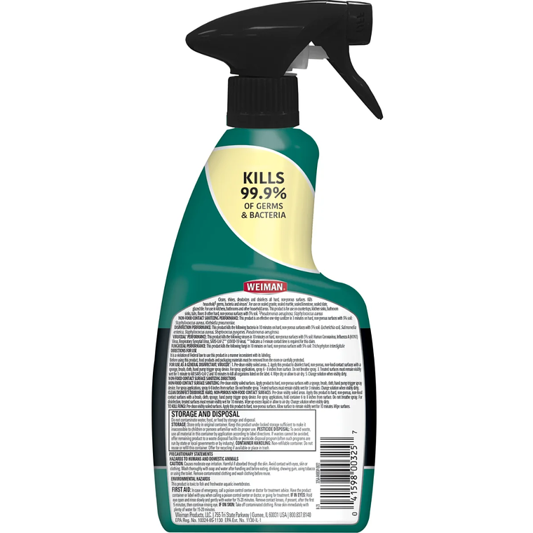 Desinfectante Granito y Piedra Weiman 946ml 2