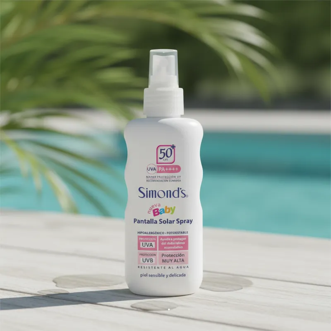 Bloqueador Protector Solar F50 Simonds Baby Spray 190ml 2