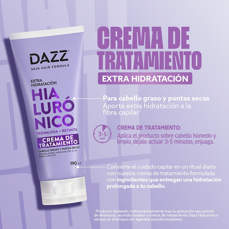 Dazz Crema de Tratamiento Ácido Hialurónico 190 ml 2