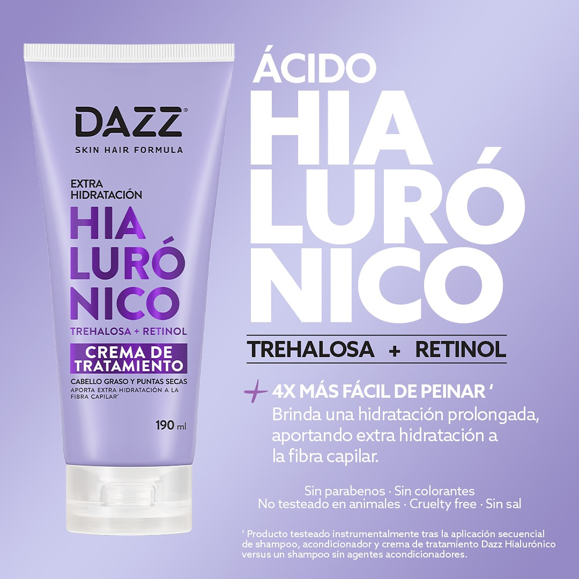 Dazz Crema de Tratamiento Ácido Hialurónico 190 ml 3