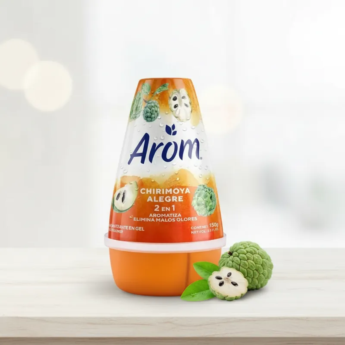 Ambientador Cono Gel Arom Chirimoya Alegre 190 g 2