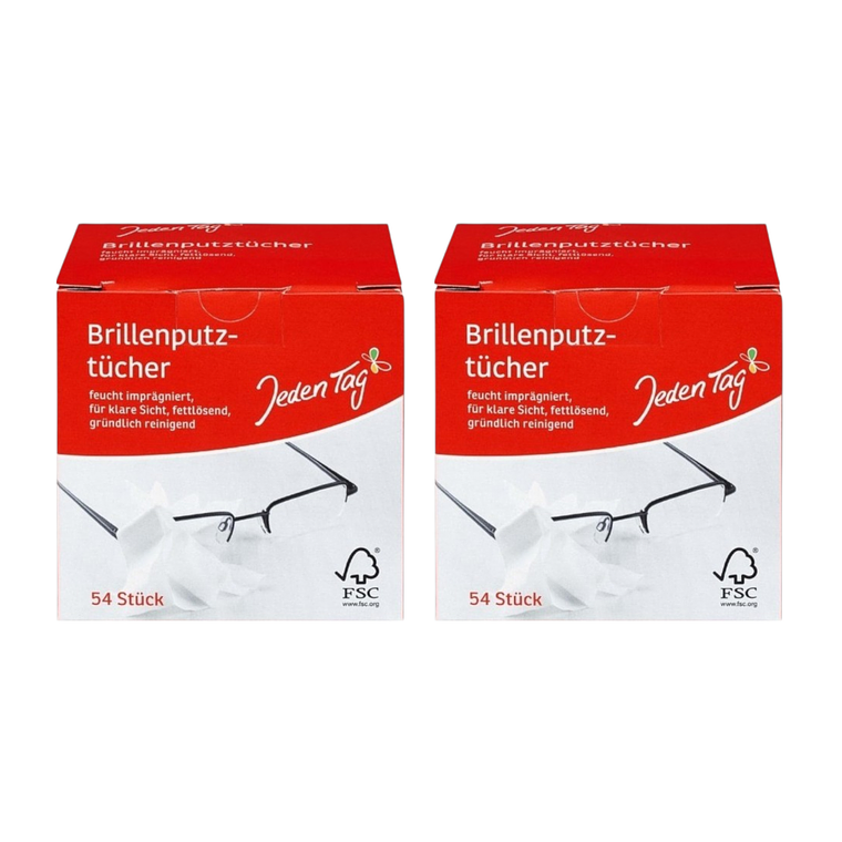 Paños Limpieza De Lentes Jeden Tag 54unid Pack 2unidades 1