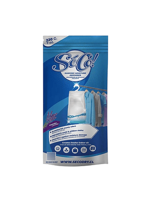 Absorbente Humedad Colgante Seco 220 Gr