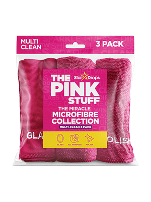 Paños De Microfibra Milagrosos 3 Unidades The Pink Stuff