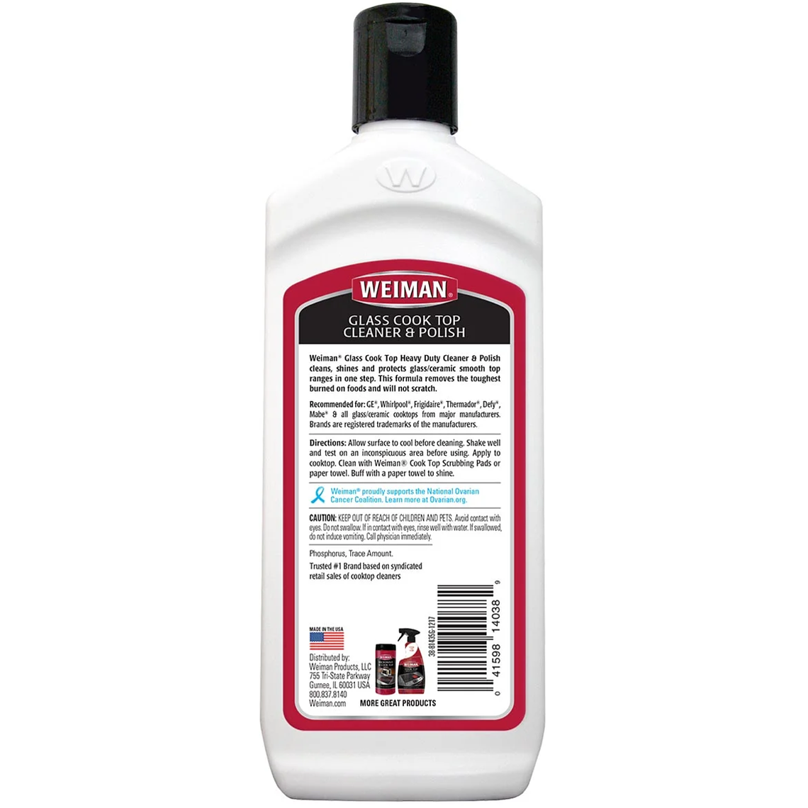 Crema Para Limpiar Vitroceramica Weiman 425 Ml 2