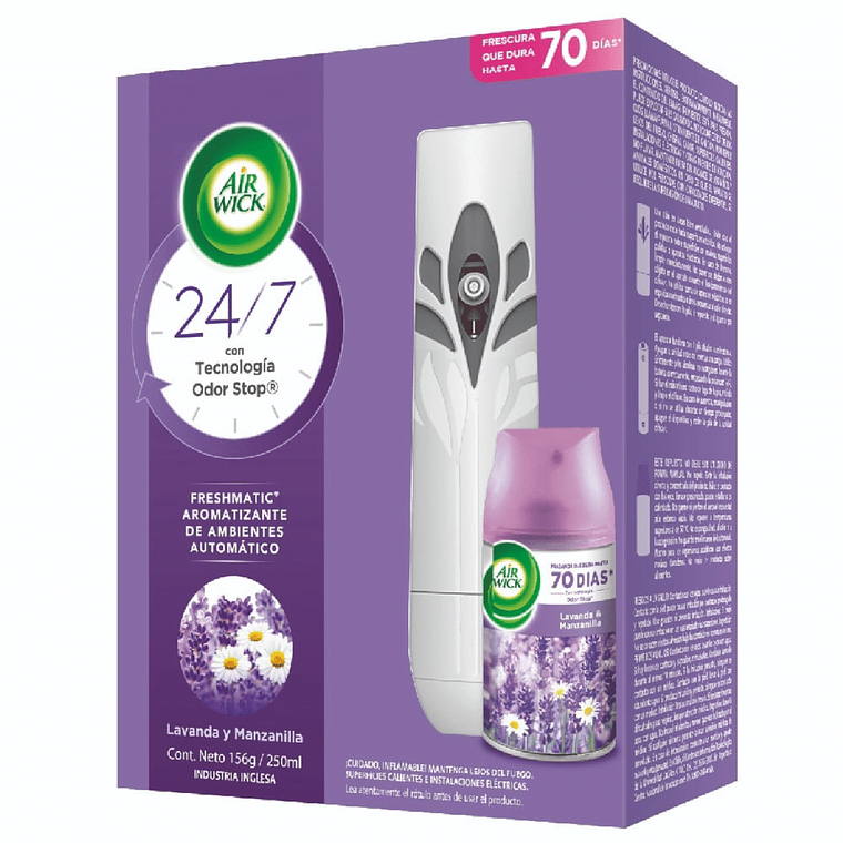 Aparato Automatico Air Wick Lavanda + Repuesto 250ml 2